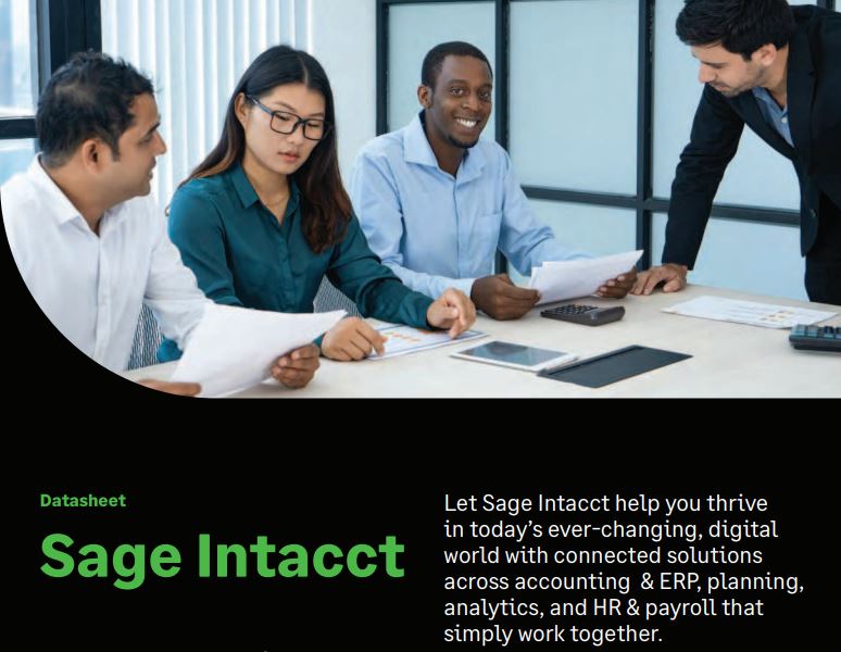 Sage Intacct Datasheet
