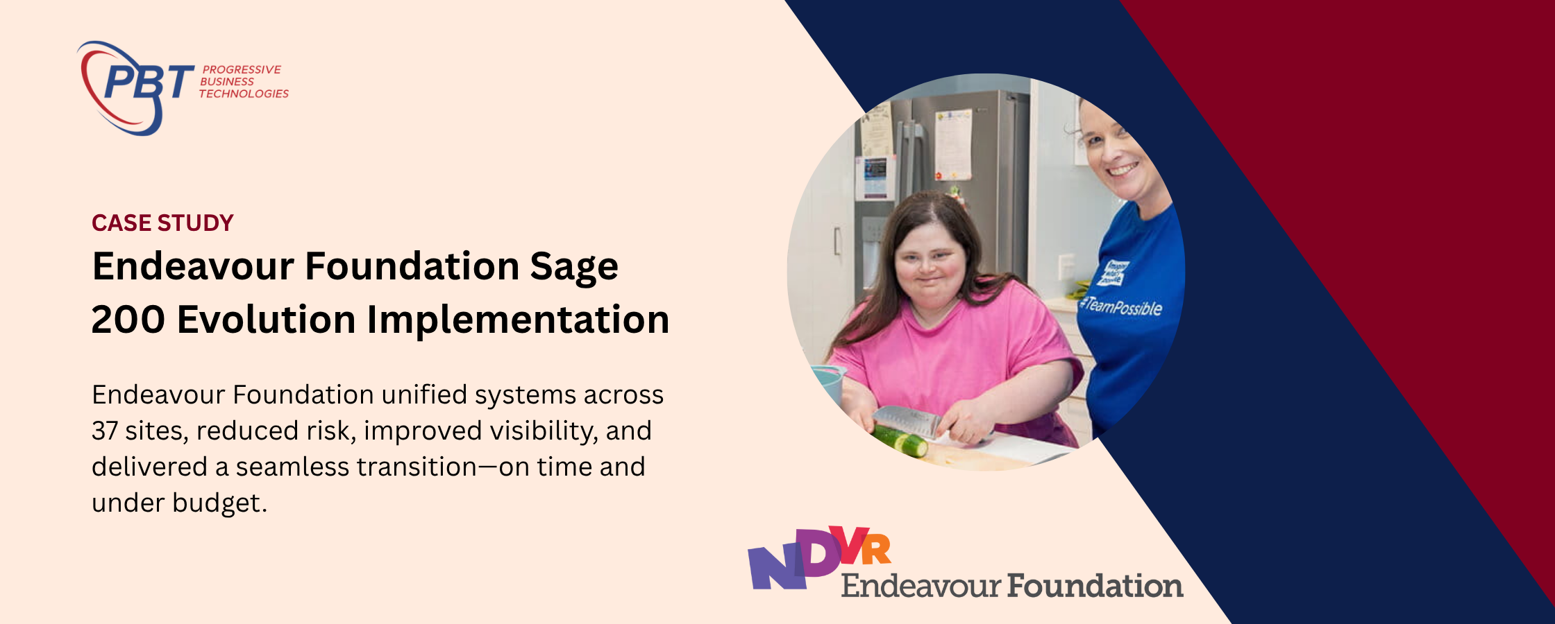 NDVR Endeavour Foundation Case Study
